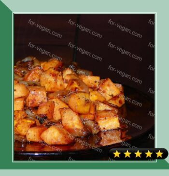 Caramelized Roasted Sweet Potatoes recipe