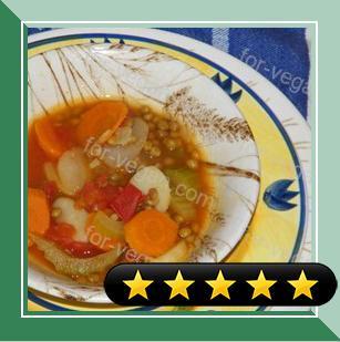 Chestnut, Lentils and Vegetable Stew recipe
