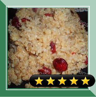 Bulgur Wheat with Dried Cranberries recipe