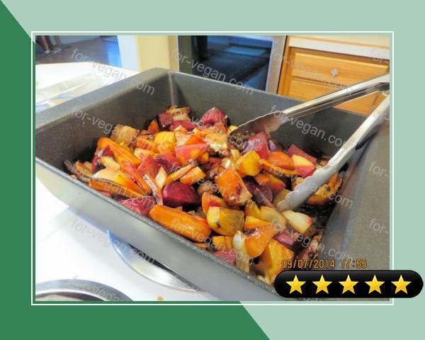 Roasted Beets and Carrots recipe