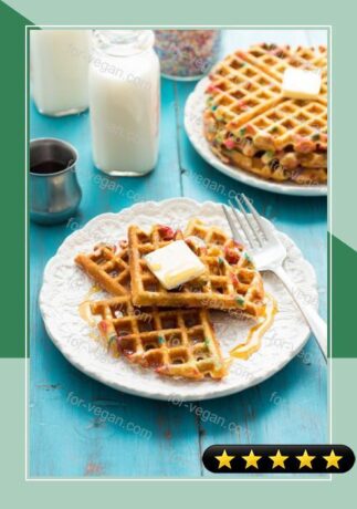 Funfetti Waffles (Gluten and Dairy Free) recipe