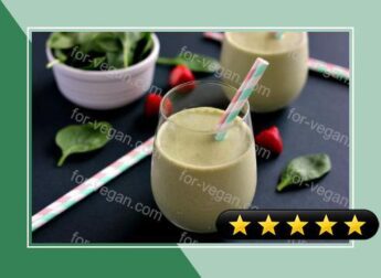 Strawberry Peanut Butter Green Smoothie recipe