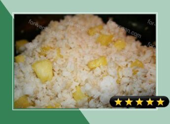 Pineapple Garlic Fried Rice recipe