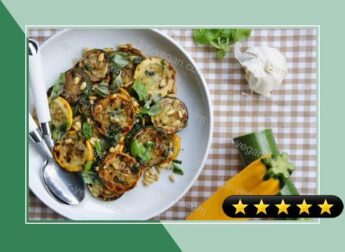 Sauteed Squash With Herb Dressing recipe