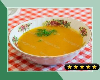 CARROT SOUP Moroccan Style recipe