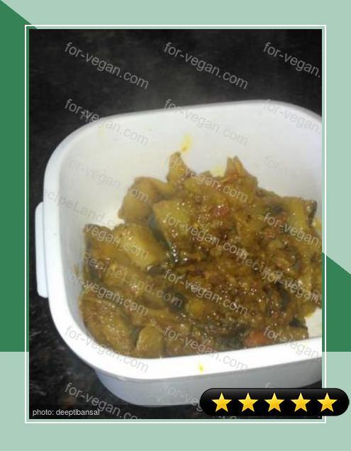 Rajasthani Aloo Baingan (Potato and Eggplant) recipe