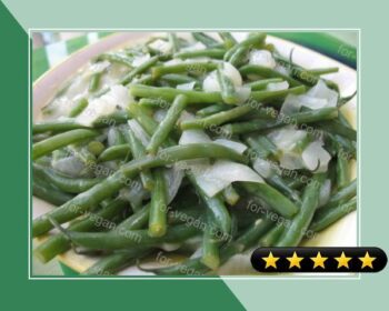 Lemony Garlic Beans (Microwave) recipe