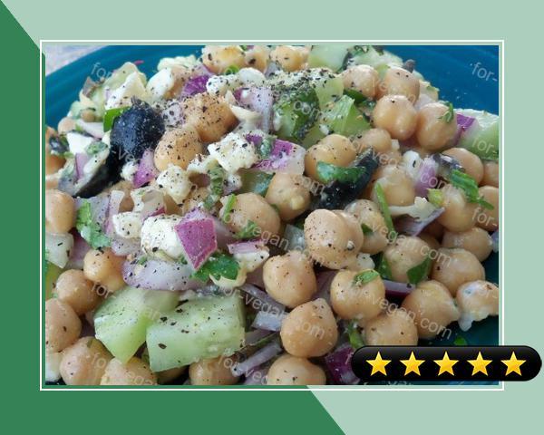 Greek-Style Chickpea Salad recipe
