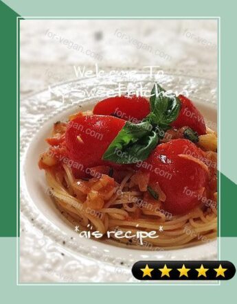 Chilled Pomodoro Chilled Tomato Sauce Pasta recipe