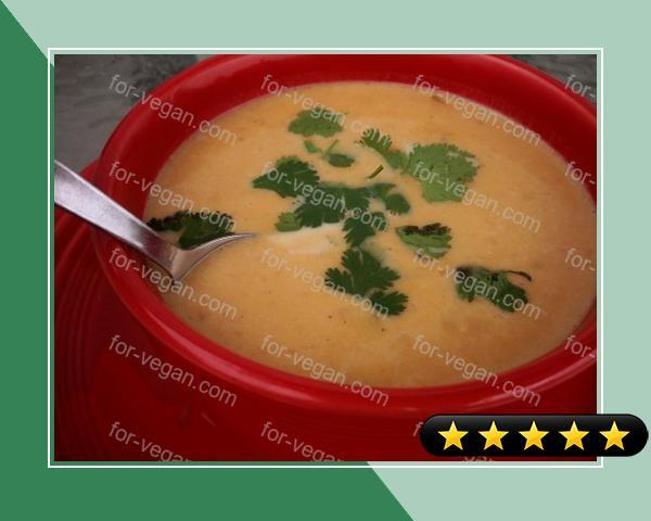 Creamy Roasted Yam Soup recipe