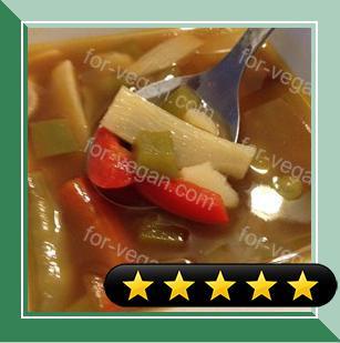Hot and Sour Soup with Tofu recipe