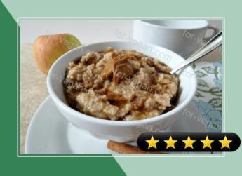 Apple & Cinnamon Oatmeal (Crockpot) recipe