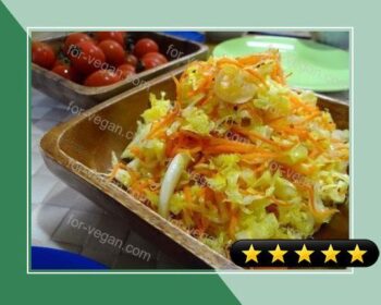 Shredded Cabbage and Carrot Salad recipe