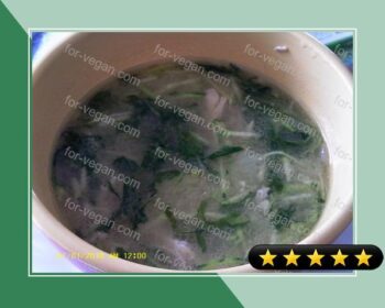 Oman Zucchini Spinach Soup recipe