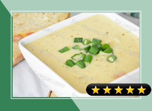 Roasted Garlic and Cauliflower Soup recipe