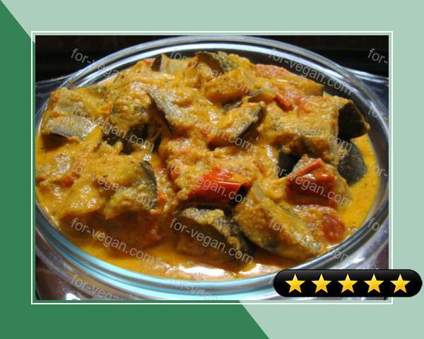 Curried Eggplant in Tomato Sauce recipe