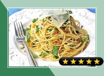 Spaghetti with Spinach and Olive Oil recipe