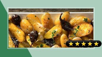 Roasted Fingerling Potatoes With Dried Figs and Thyme recipe
