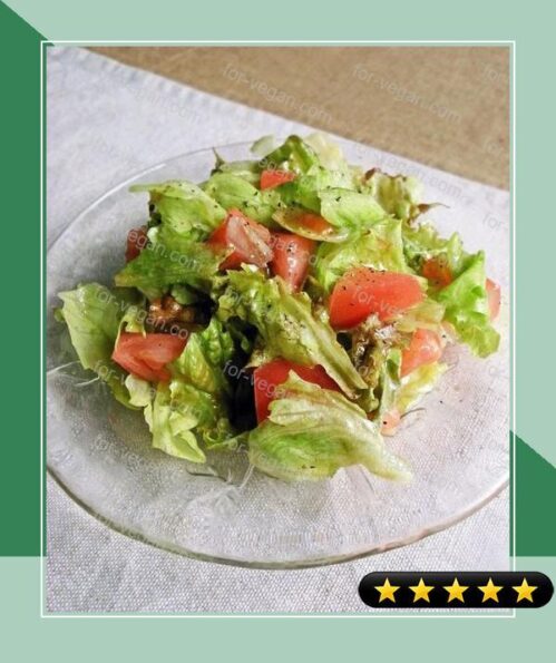 Deli-Style Lettuce and Tomato Salad recipe