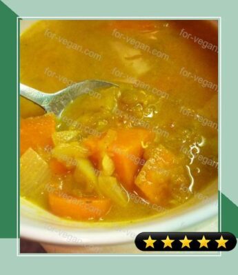 Sweet Apple Lentil Soup recipe
