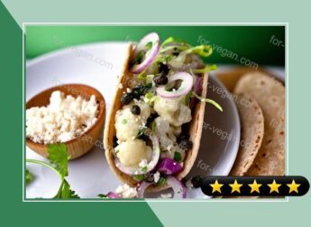 Cauliflower and Red Onion Tacos recipe