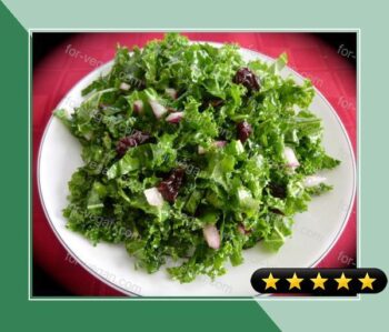 Raw Kale Salad With Lemon-Honey Vinaigrette recipe