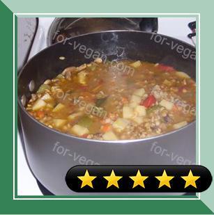 Barley, Lentil and Mushroom Soup recipe