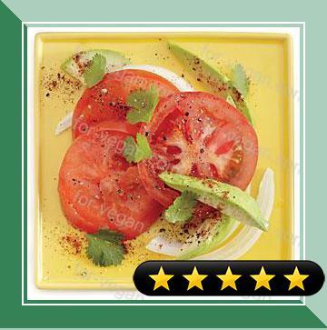 Tomato Salad with Avocado and Onion recipe