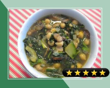 Kale & Garbanzo Bean Soup recipe