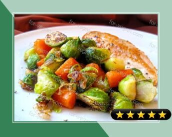 Brussel Sprouts With Carrots recipe