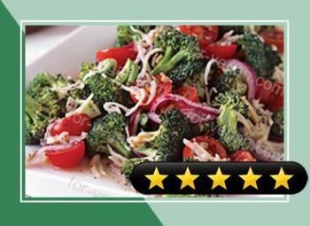 Marinated Broccoli Tomato Salad recipe