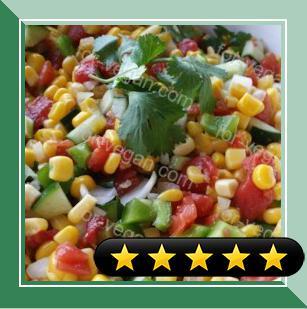 Easy Corn Salad - Great Side for BBQs recipe