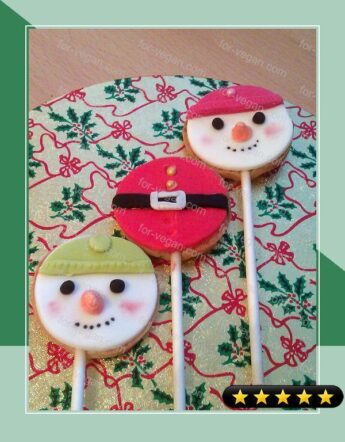Vickys Vanilla Butter Cookie Pops, Gluten, Dairy, Egg & Soy-Free, Christmas Stocking Idea recipe