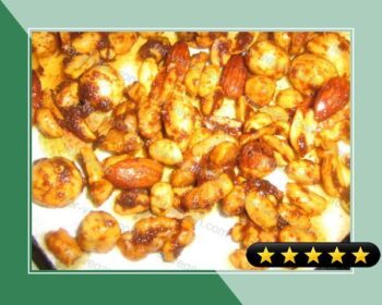 Hot and Spicy Cocktail Nuts recipe