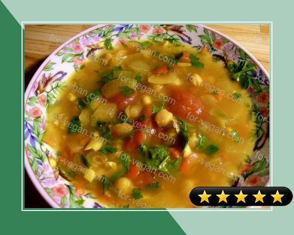 Hasa Al Hummus -- Moroccan Chickpea Soup recipe