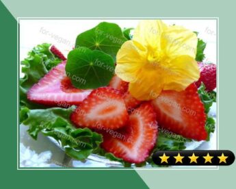 Strawberry-Nasturtium Salad recipe
