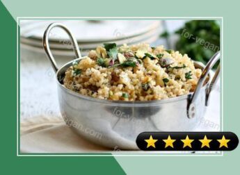 Nutty Whole Wheat Couscous Pilaf recipe