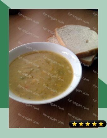 Vickys Creamy Chicken & Vegetable Soup with Vegan Option recipe