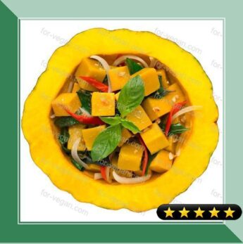 Stir-Fried Pumpkin with Chiles and Basil (Fakthong Pad Bai Horapa) recipe