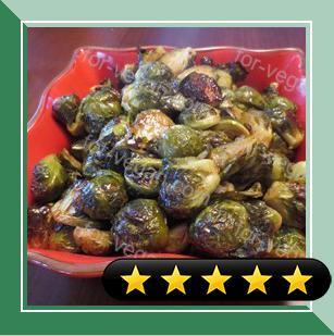 Roasted Brussels Sprouts with Agave and Spicy Mustard recipe