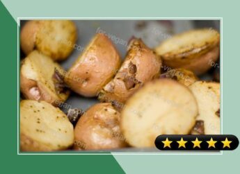 Roasted New Potatoes With Red Onions recipe