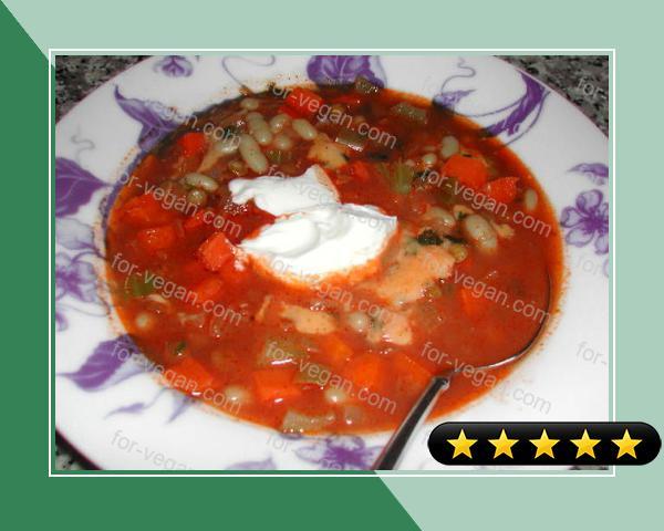 Lentil and Bean Soup recipe