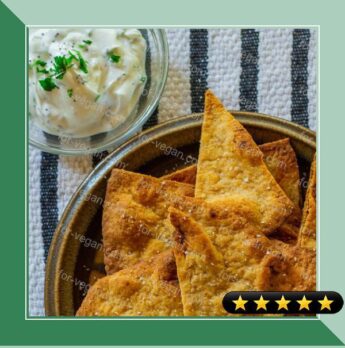 Baked Naan Chips recipe