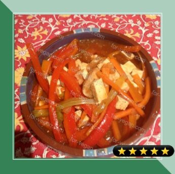 Indonesian Sweet and Sour Tofu With Vegetables recipe