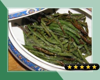 Roasted Garlic-Pepper Green Beans recipe