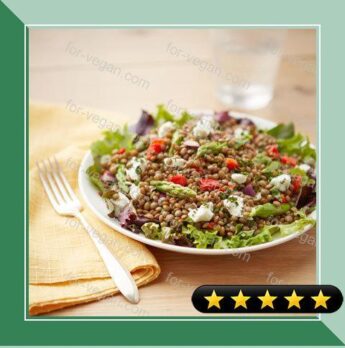 Lentil Salad with Roasted Veggies recipe