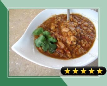 Spicy Lentil & Bean Soup recipe