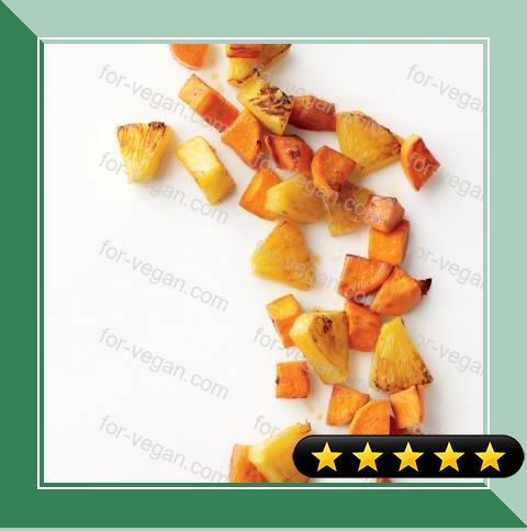 Roasted Sweet Potatoes and Pineapple recipe