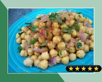 Warm Chickpea Salad With Ginger recipe