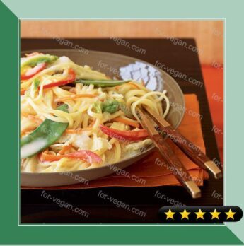 Vegetarian Red Curry Noodles recipe